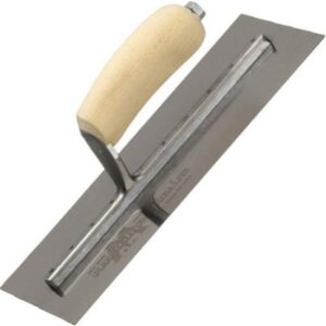 Marshalltown Carbon Steel Plastering Finishing Trowel with Wood Handle