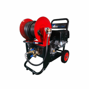 Maxflow Industrial Pressure Washer - Honda GX390 21 LPM Comet Pump Compact Frame & 30m Reel
