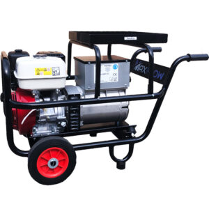 Maxflow Petrol DC Welder Generator – Honda GX390 Engine 4.5 kVA Trolley Frame
