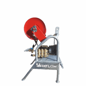 Maxflow PTO Pressure Washer – Hawk Pump 30 LPM 200 BAR Galvanised Frame + Reel