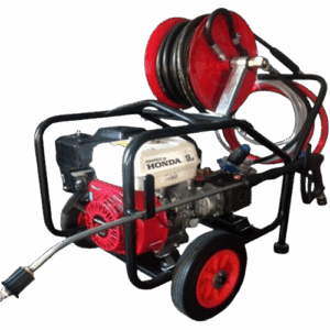Maxflow Semi-Industrial Pressure Washer - Honda GX200 14 LPM Cage Frame + Reel (Electric Start)