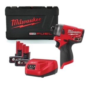Milwaukee 12V FUEL Compact Impact Driver (2x6Ah)