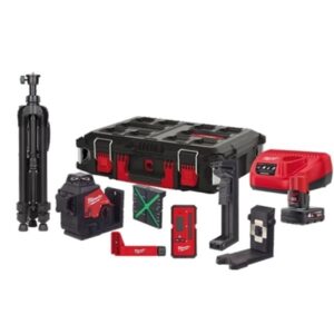 Milwaukee Green 360 Degrees 3 Plane Laser Accessories Kit