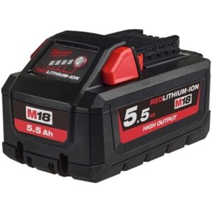Milwaukee M18 5.5Ah High Output Li Ion Battery