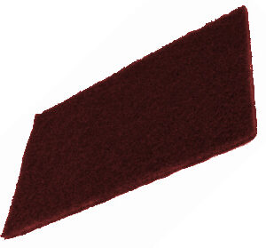 NPA400 152mm x 229mm Maroon Scotch Pad (Very Fine)