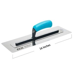 Ox Pro Semi Flex Stainless Trowel (14 x 5")