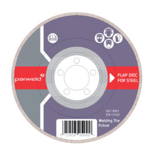Parweld Flap Disc Zirconium 180mm / 7” P40/P60 Stainless Steel (10 Pack)