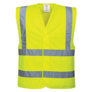 Portwest C470 Two Band Hi-Vis Yellow Vest