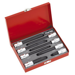 PRO185 8pce ½" Drive Ribe, Spline & TX Star Bit Set