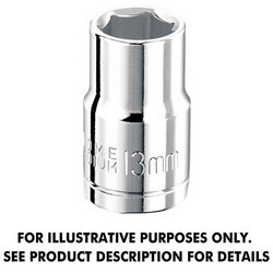 PRO278 3/8" Drive 'Flat Drive' Metric Socket 15mm