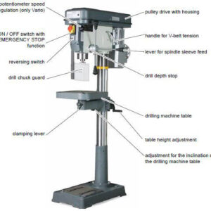 Quantum B25 Bench Drill (550w/400v)
