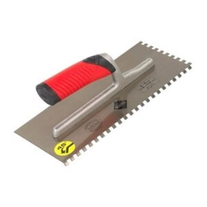 Rubi 8mm Notched Trowel - 45° Angle - Hardened Steel