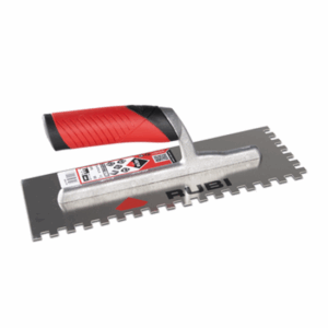 Rubi Stainless Jagged Trowel 28cm 15 x 15mm
