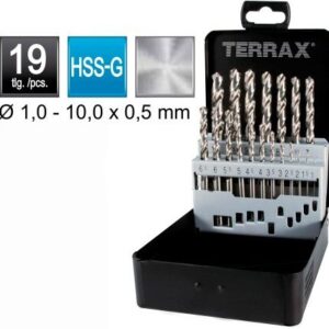 Ruko Twist drill set in steel case HSS G A214214