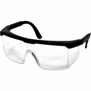 Safety Glasses - Clear Black Nylon Frame