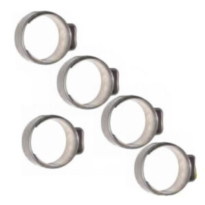 Single Ear Hose Clamp  18.5mm/15.6-17.8mm - packet of 5