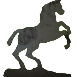 Stallion Silhouette (5mm Thick Steel)
