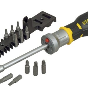 Stanley 13 Piece FatMax LED Ratchet Screwdriver with 12 Bits