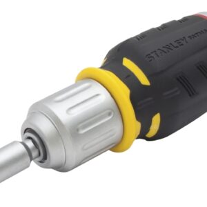 Stanley FatMax 8 Piece Stubby Ratchet Screwdriver with 6 Bits