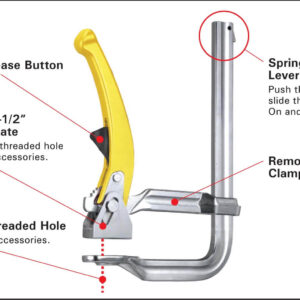 Strong Hand Ratchet High Pressure Clamp