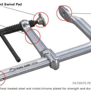 Strong Hand Utility Versatile Sliding Arm Clamp