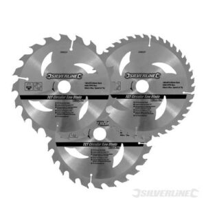 TCT Circular Saw Blades 24, 40, 48T 3pk
