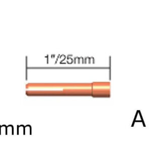 Tig Welder Torch Collet 1.6mm (WP9/20) - packet of 5