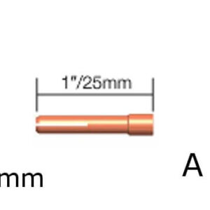 Tig Welder Torch Collet 3.2mm (WP20) - packet of 5