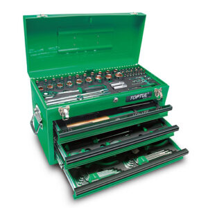 TOPTUL 99PCS Professional Mechanical Tool Set W/3-Drawer Tool Chest