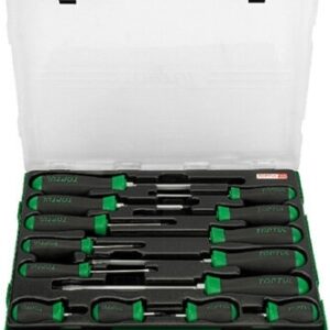 Toptul Slotted & Phillips Screwdriver Set 14Pc QGZC14010