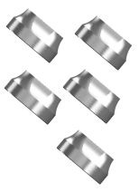 XP8 Aluminium Heat Shield - M8 (XP8-200A/300A) - Packet of 1