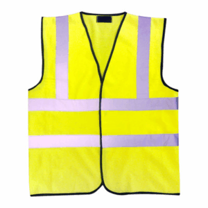 Yellow High Visibility Safety Vest - Large