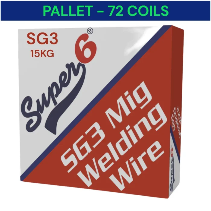 Super 6 SG3 Steel MIG Wire 15kg 1.2mm