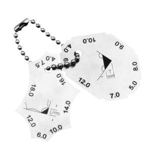 2 Piece Pocket Welding Fillet Gauge – (4-18mm)