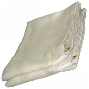 Fibreglass Welding Blanket 2mtr x 2mtr- 600° c/w Eyelets